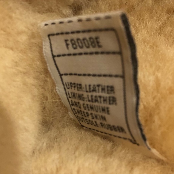 Ugg Suede and Shearling-Lined Boots with Trim - Picture 7 of 8